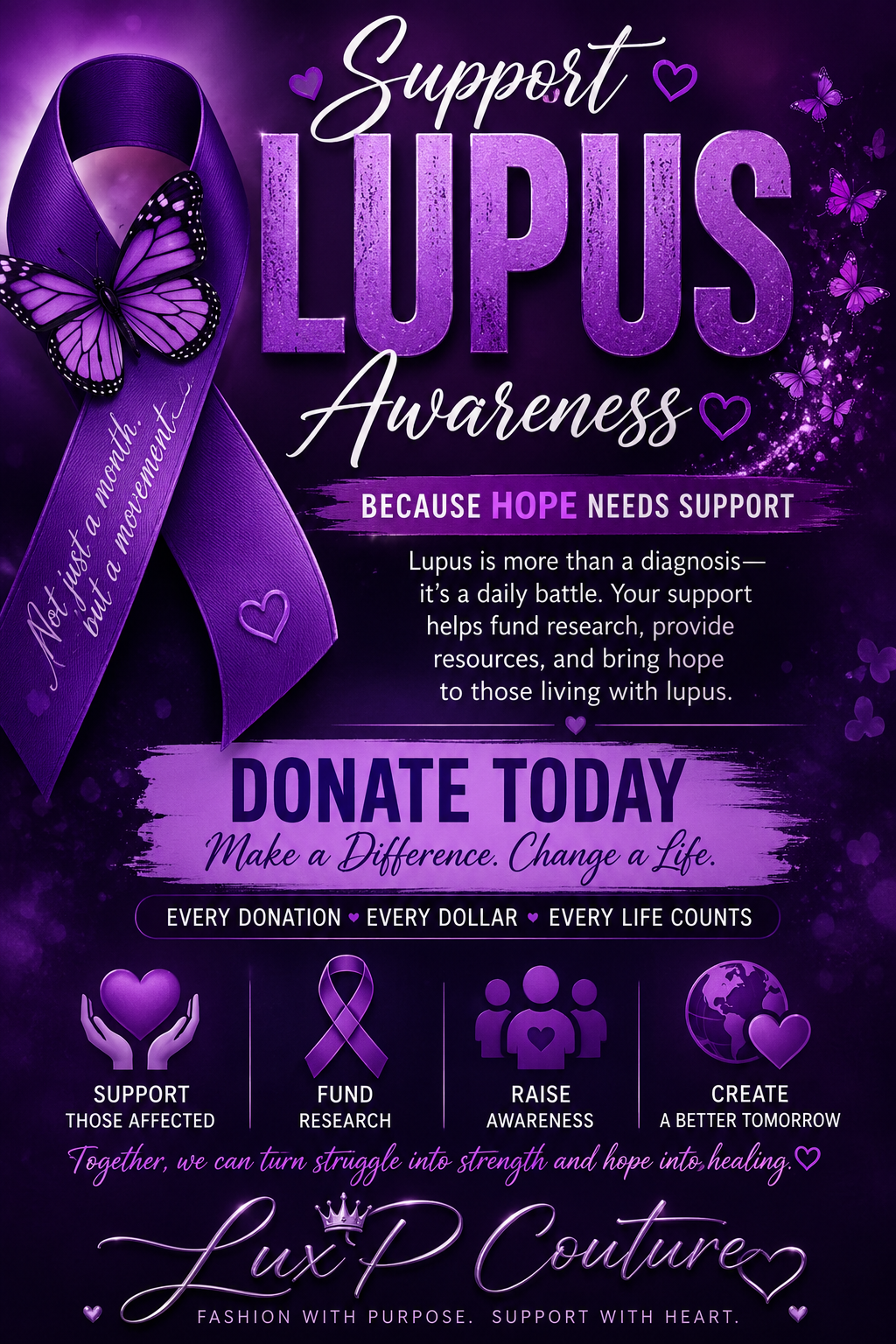 Lupus Awareness Donation
